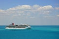 Carnival Splendor cruise ship at sea Royalty Free Stock Photo