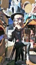 Carnival 2023, Torres Vedras, Portugal. Comic figures of famous people, politicians