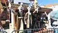 Carnival 2023, Torres Vedras, Portugal. Comic theatrical puppet figures Royalty Free Stock Photo