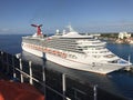 Carnival cruise ships docked in Cozumel, Mexico - 11/27/17 - The Carnival Triumph docked in Cozumel, Mexico