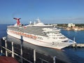 Carnival cruise ships docked in Cozumel, Mexico - 11/27/17 - The Carnival Triumph docked in Cozumel, Mexico