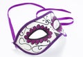 Carnival Venetian mask isolated on white background Royalty Free Stock Photo