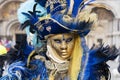 Carnival of Venice, beautiful mask Royalty Free Stock Photo