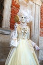 Carnival of Venice. Colorful carnival masks at a traditional festival in Venice, Italy. Beautiful mask Royalty Free Stock Photo
