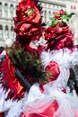 Carnival of Venice. Colorful carnival masks at a traditional festival in Venice, Italy. Beautiful masks Royalty Free Stock Photo