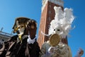 Carnival of Venice. Colorful carnival masks at a traditional festival in Venice, Italy. Beautiful masks