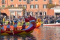 Carnival venice historic city with its canals