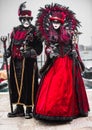 The Carnival of Venice, Italy in 2020, costume parade Royalty Free Stock Photo