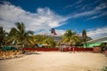 Carnival Vista docked at Mahogany Beach in Roatan, Honduras