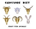 Carnivore Diet - Vector