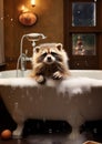 Carnivore nature fur wildlife outdoors water mammal animal wild raccoon