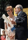 Carol Burnett and Alan King Royalty Free Stock Photo