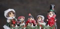 Carol Singers ornaments Royalty Free Stock Photo