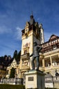 Carol statues Peles castle Sinaia