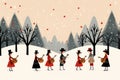 Carolers and Musicians - Generative AI