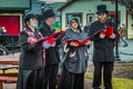 Carolers at the Strasburg Rail Road