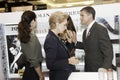 Carolina Herrera visiting Peru. Royalty Free Stock Photo