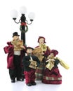 Caroling Figurines Royalty Free Stock Photo