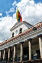 The Carondelet Palace Presidential Palace on Plaza Grande main square in the city center in Quito, Ecuador Royalty Free Stock Photo