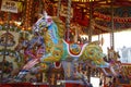 Carousel. amusement ride. recreation. children ride Royalty Free Stock Photo