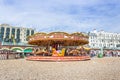 Carousel on Brighton beach promenade