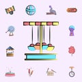 carousel colored icon. circus icons universal set for web and mobile Royalty Free Stock Photo