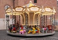 Carousel on the Dom square Szeged Royalty Free Stock Photo