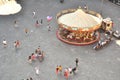 Carousel in Florence city , Italy