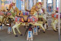 Carousel Fun Fair Ride. Royalty Free Stock Photo