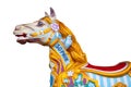 Carousel horse isolated Royalty Free Stock Photo