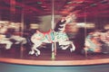 Carousel Horse in Motion Royalty Free Stock Photo