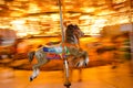 Carousel horse panning
