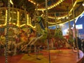 Carousel horses in Hull fair Royalty Free Stock Photo