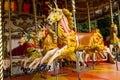 Carousel Horses, Keswick, Cumbria, England.