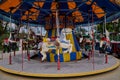 Carousel horses on a Merry Go Round Royalty Free Stock Photo