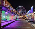 Carousel at night Royalty Free Stock Photo