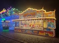 Carousel at night Royalty Free Stock Photo