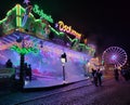 Carousel at night Royalty Free Stock Photo