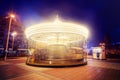 Carousel at night Royalty Free Stock Photo