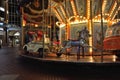 Carousel in the night Royalty Free Stock Photo