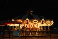 Carousel Night Scene Boca Raton Royalty Free Stock Photo