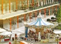 Carousel in Palas Mall Royalty Free Stock Photo