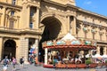 Carousel at Piazza della Repubblica, Florence Royalty Free Stock Photo