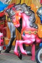 carousel pink horse