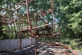 Carousel, Pripyat Town in Chernobyl Exclusion Zone, Ukraine