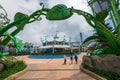 Carousel of the Skyworlds theme park at Genting highlands, Malaysia Royalty Free Stock Photo