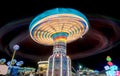 Carousel spinning fast