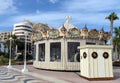 Carousel on the waterfront in the port of Alicante.