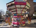 Carousels at Luna Park in Settimo Torinese