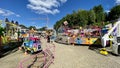 Carousels train at the amusement park in Solin